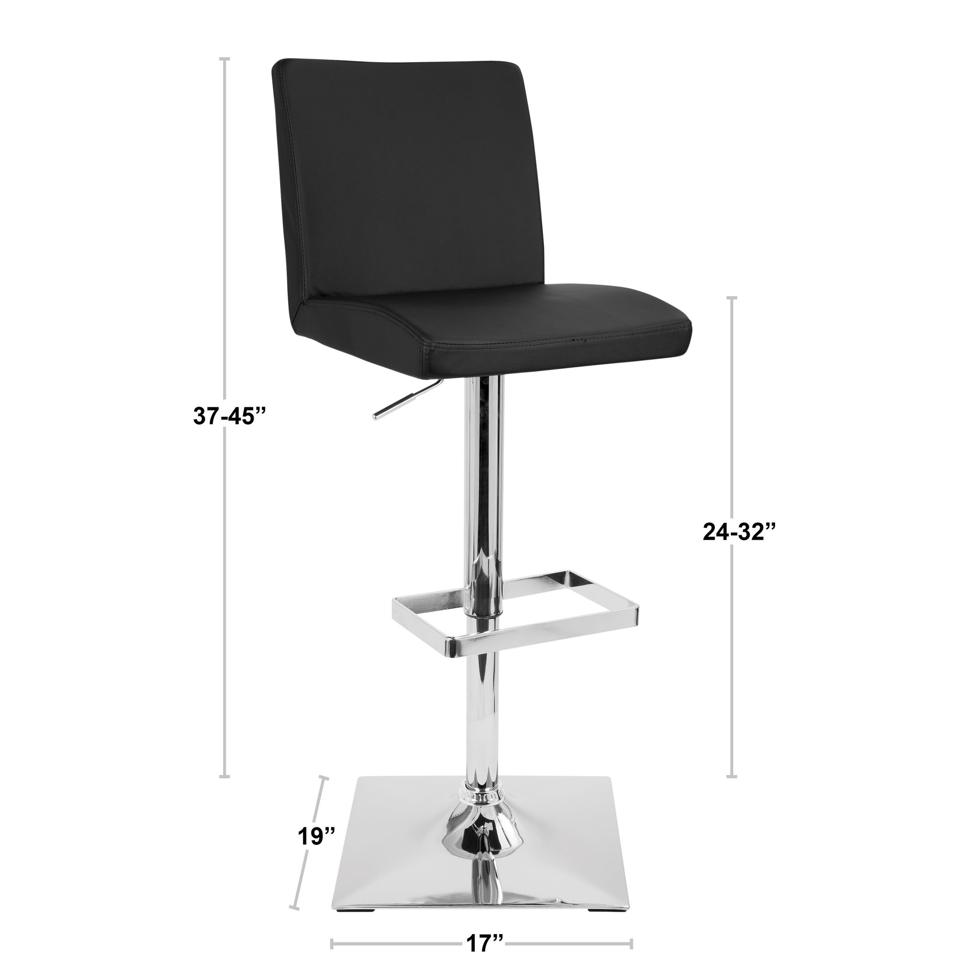 lumisource adjustable bar stool