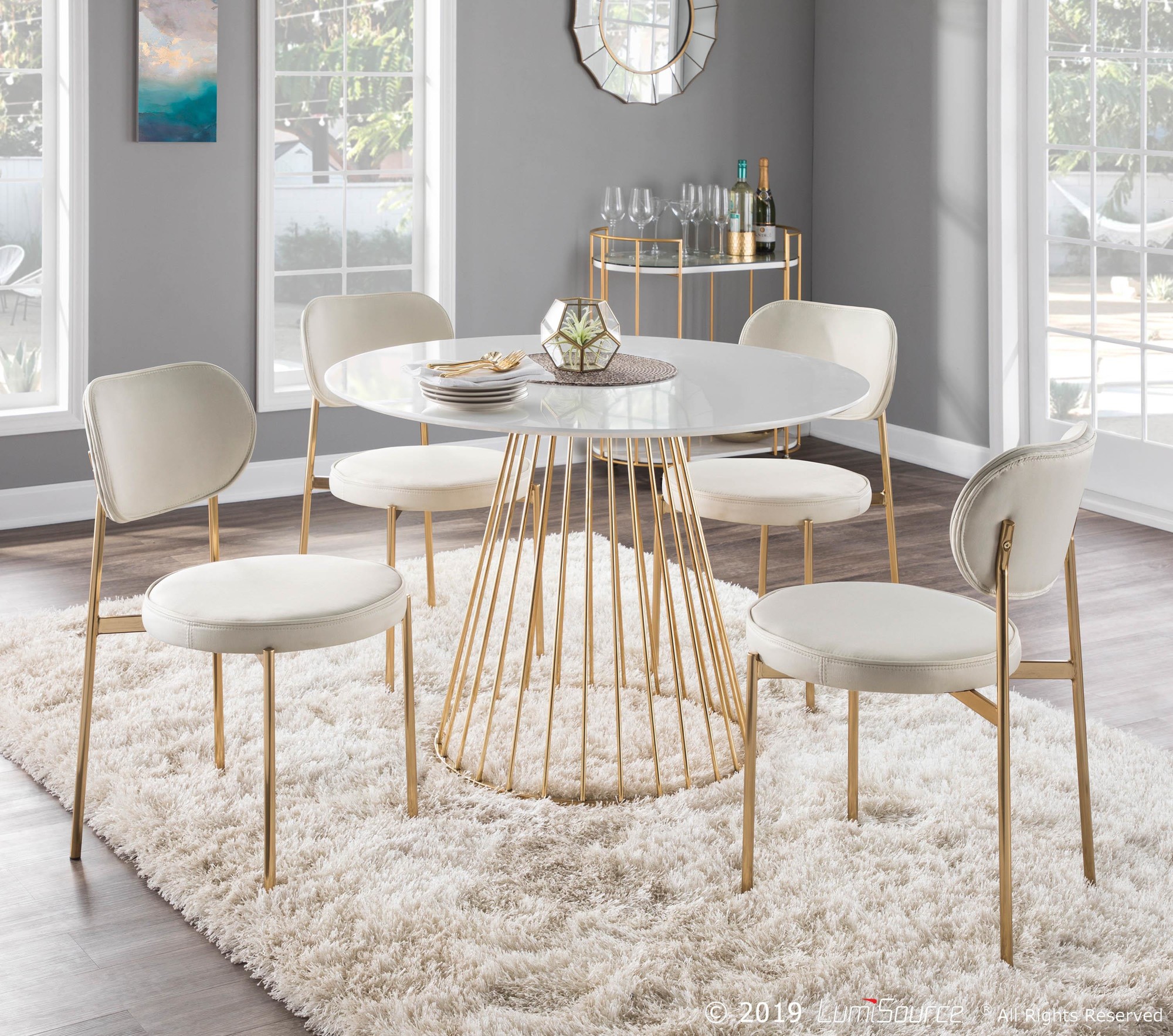 lumisource canary dining table