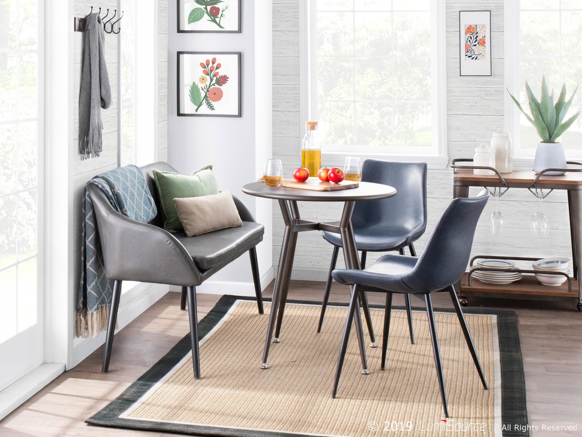 lumisource clara dining table