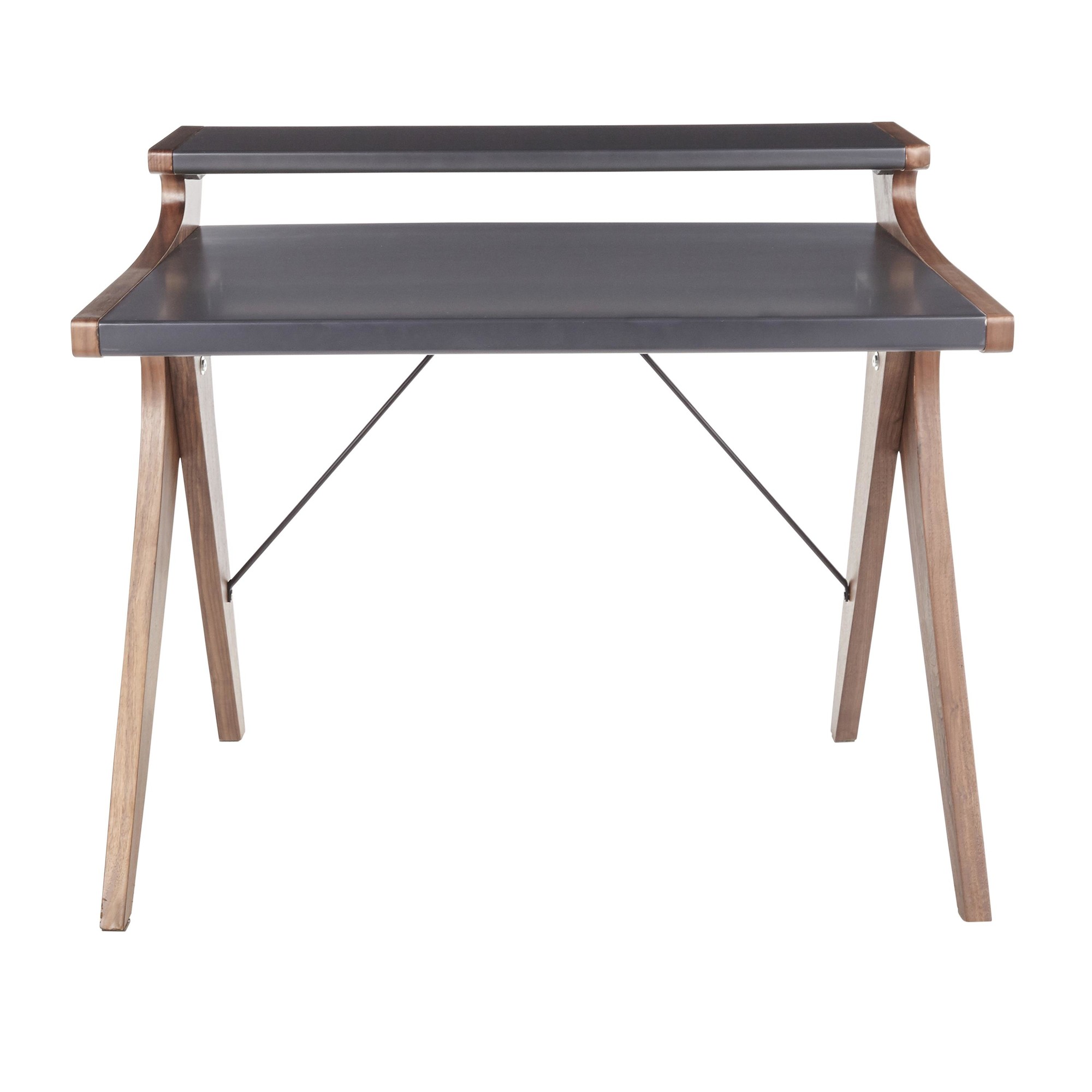 lumisource archer desk in grey