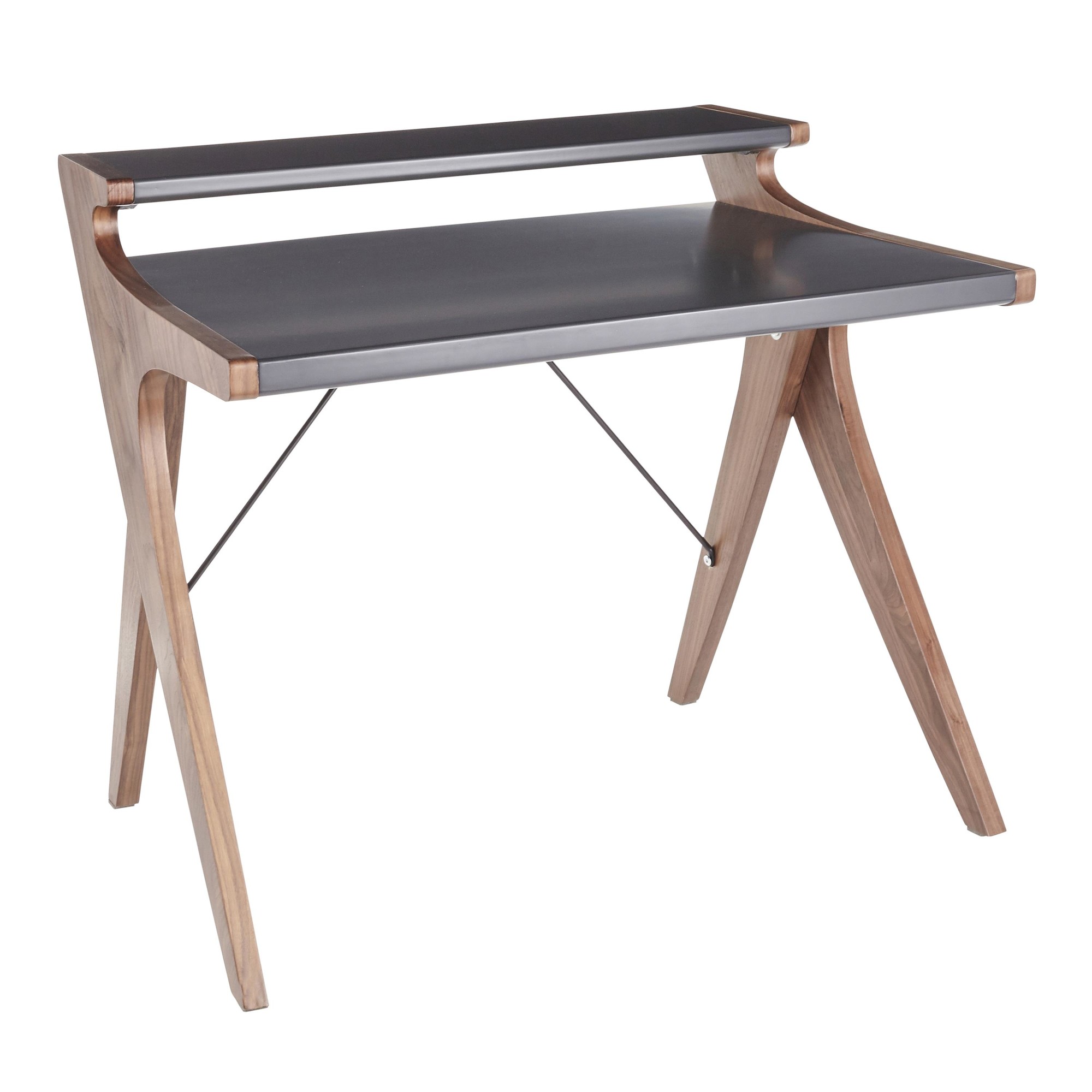 lumisource archer desk in grey