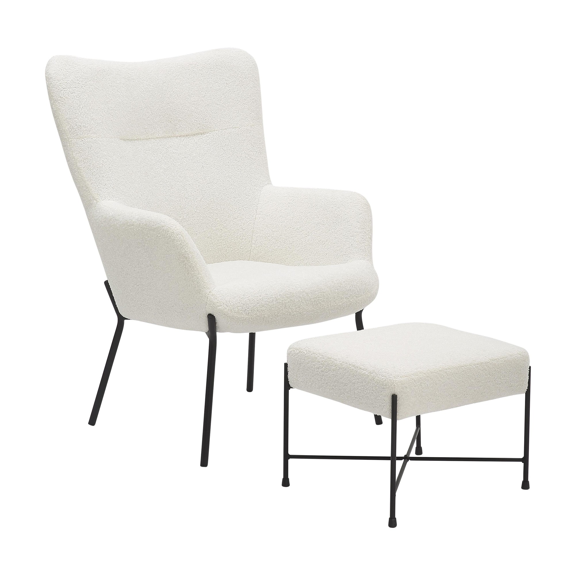 izzy lounge chair with ottoman